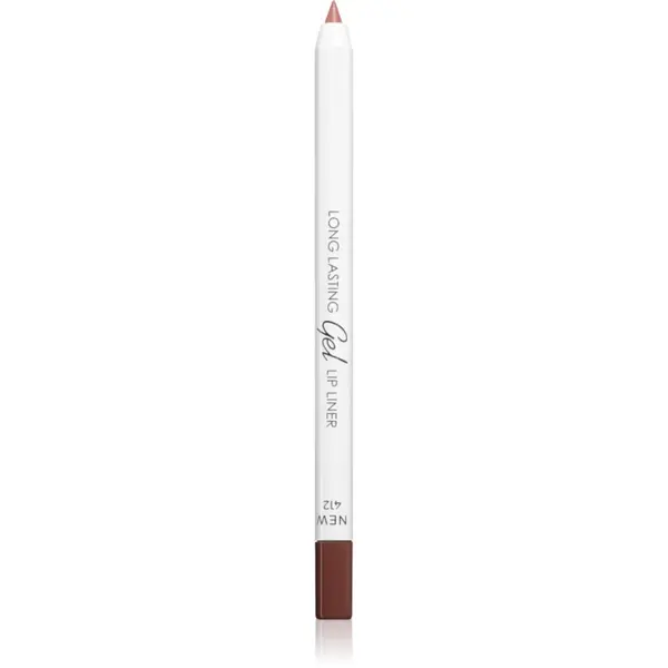 LAMEL Long Lasting Gel Lip Liner Creion de buze de lunga durata culoare 412 Spicy Nude 1.7 g