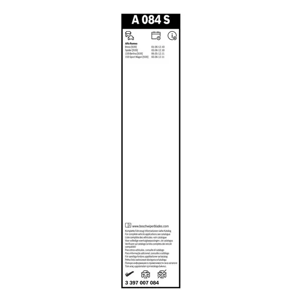 Lamela stergator BOSCH 3 397 007 084