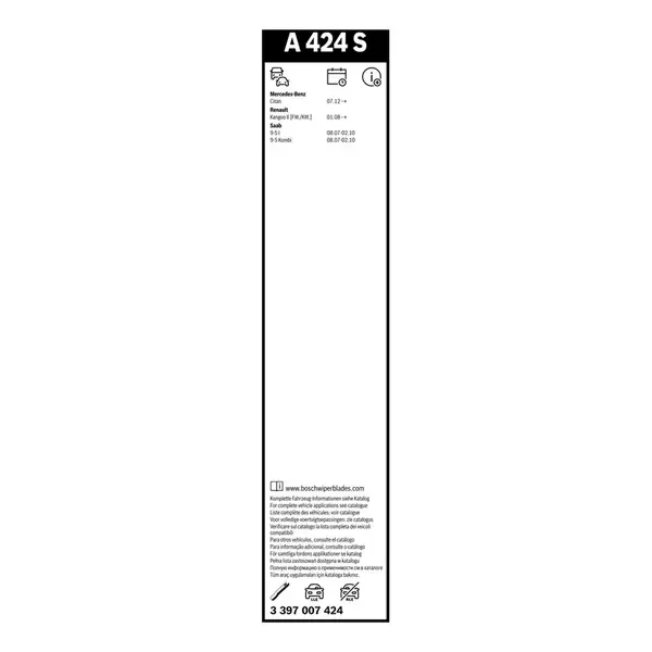 Lamela stergator BOSCH 3 397 007 424