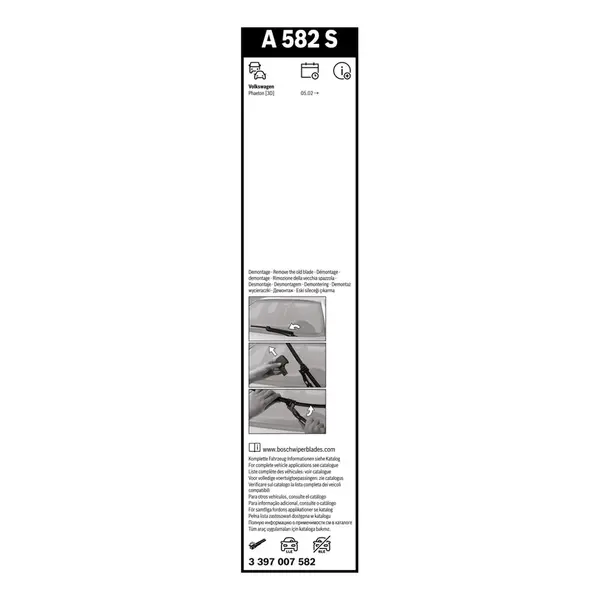 Lamela stergator BOSCH 3 397 007 582