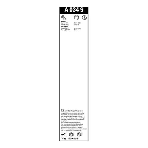 Lamela stergator BOSCH 3 397 009 034