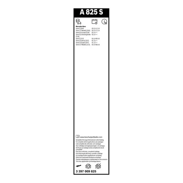 Lamela stergator BOSCH 3 397 009 825