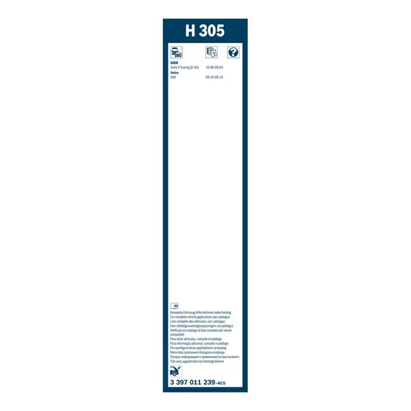 Lamela stergator BOSCH 3 397 011 239