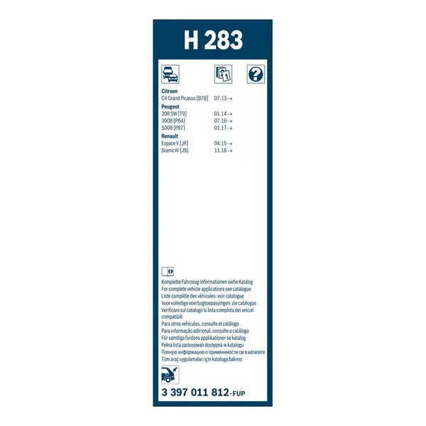 Lamela stergator BOSCH 3 397 011 812