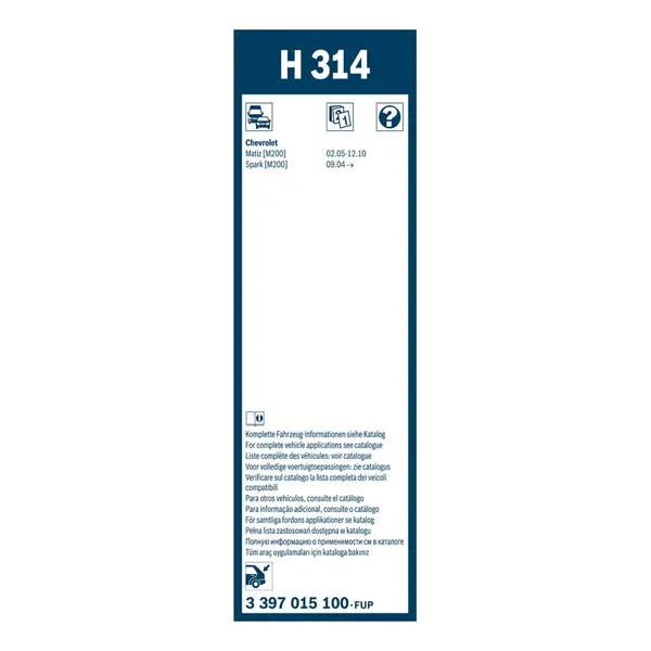 Lamela stergator BOSCH 3 397 015 100