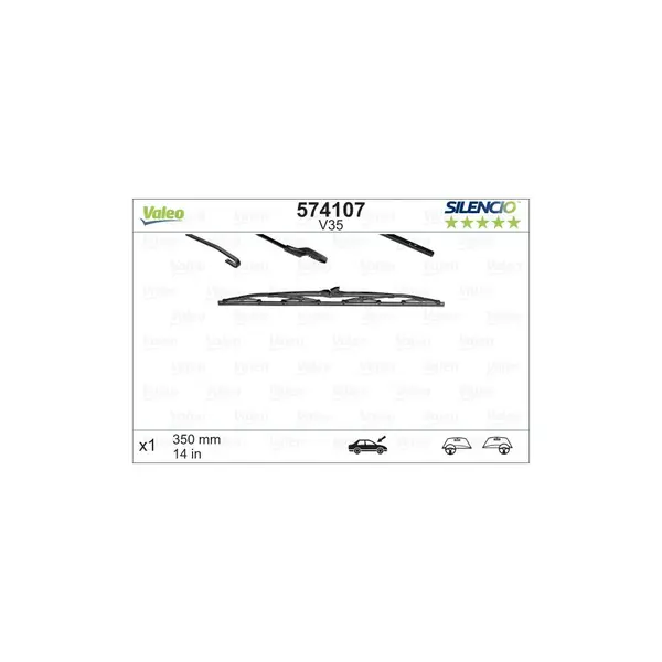 Lamela stergator VALEO 574107