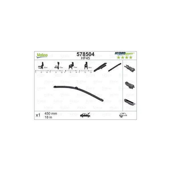 Lamela stergator VALEO 578504