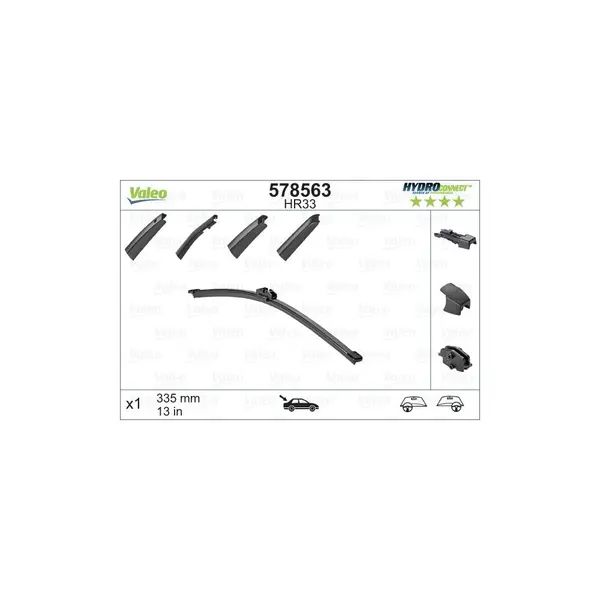 Lamela stergator VALEO 578563