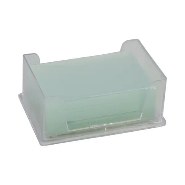 Lamele acoperire microscop din sticla, nesterile, 20x20 mm, grosime 0.3 - 0.17 mm, dreptunghiulare, margini lustruite, pentru laborator si educational, in cutie plastic, 1000 buc, PRIMA