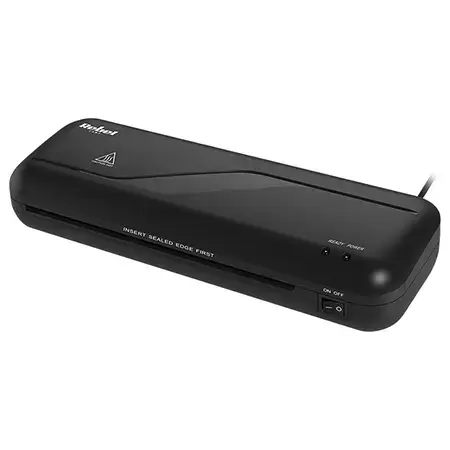 Laminator A4 Rebel URZ0987, 265 W, Timp de încălzire 3 - 5 min (Negru)