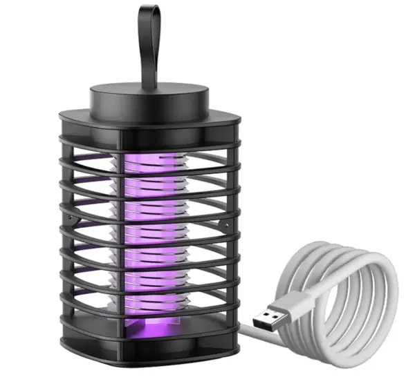 Lampa anti tantari UV electrica capcana insecte cu USB dispozitiv portabil pentru interior si exterior