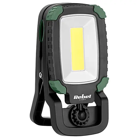 Lampa atelier LED COB 5W cu acumulator Li-Ion, 500 lm, REBEL URZ3496