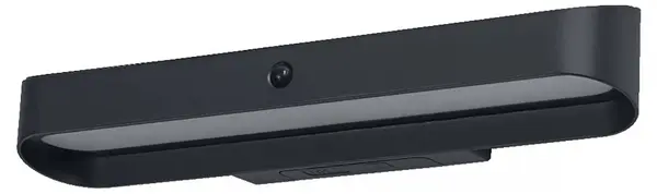 Lampă de fațadă Osram – USB Volt Oval, 7W, IP54, cu senzor, neagră
