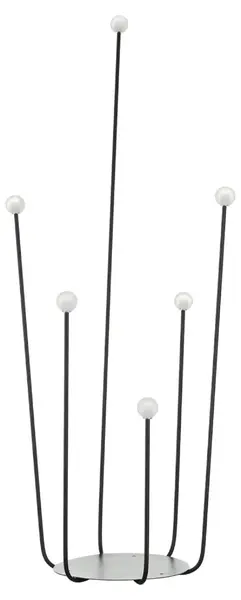 Lampă de grădină LED Elbulgaria - Fungo, 6W, 4000K, IP 44, neagră