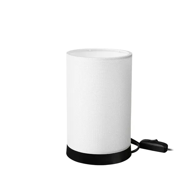 Lampa de Masa Fana din pvc, Crem, D14x21 cm