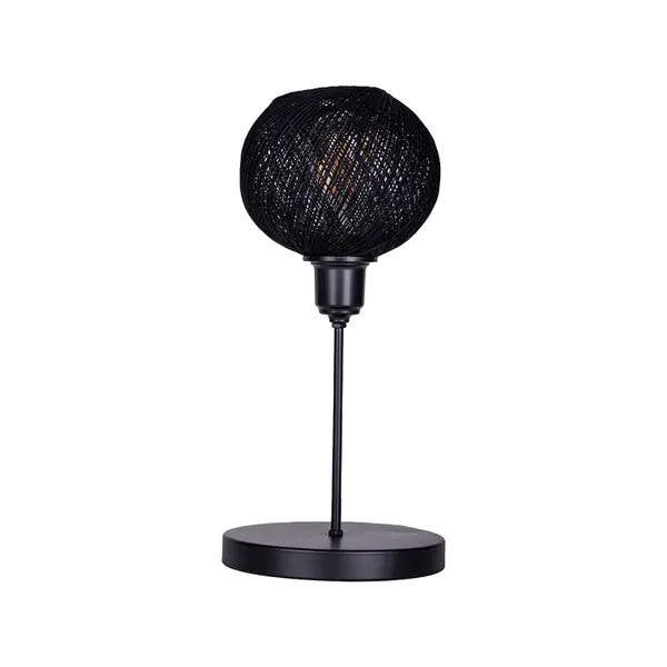 Lampa de masa Gaia, metal, negru, 22x30 cm