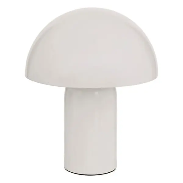 Lampa de masa, Mushi, Alb, 20x20x24.5 cm