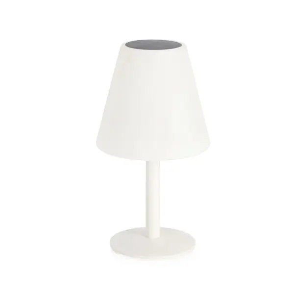 Lampa de masa portabila SOLAR WHITE - Alb