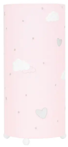 Lampă de noapte cu broderie KikkaBoo Dream Big - Pink, 29 x 13 cm