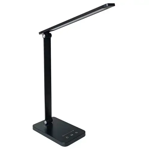 Lampa de podea Panan Disk Fold, 6.5W, CCT, Negru