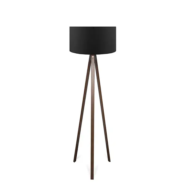 Lampa de podea PWL-1059, Nuc, D38x140 cm