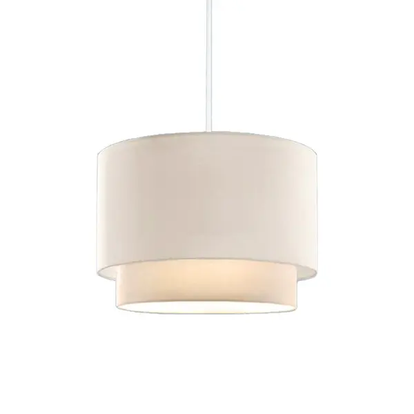Lampa de tavan Tachi, crem, D30x20 cm