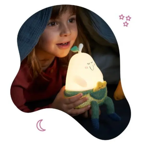 Lampa de veghe Bertille in forma de para cu lumina