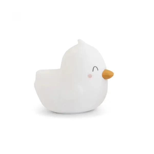Lampa de veghe din silicon premium diverse lumini USB tip C Bright Duck White