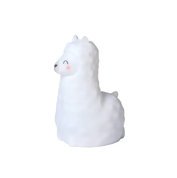 Lampa de veghe din silicon premium diverse lumini Wild Alpaca alb