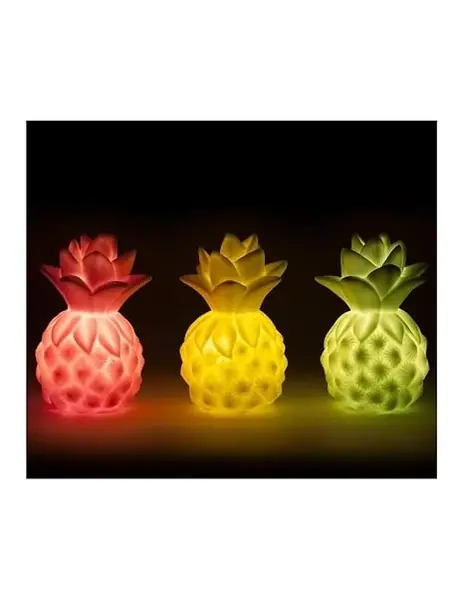 Lampa de veghe Led pentru copii, model ananas,diverse culori,plastic,11 cm