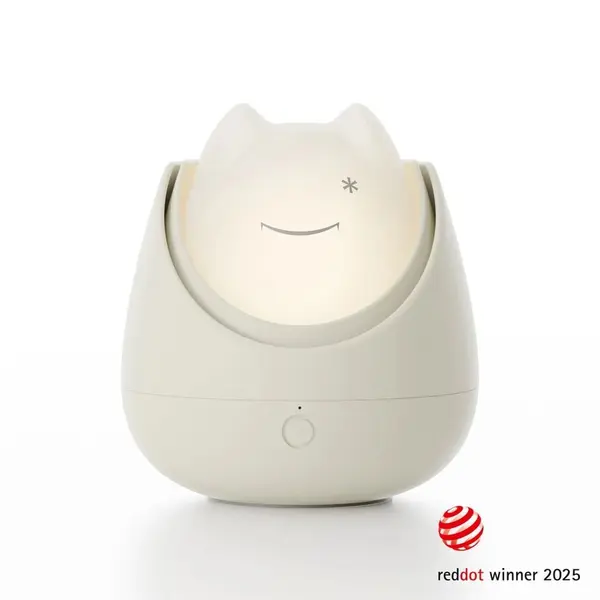 Lampa de veghe Nosiboo Zigg cu lumina rosie si temporizator Grey