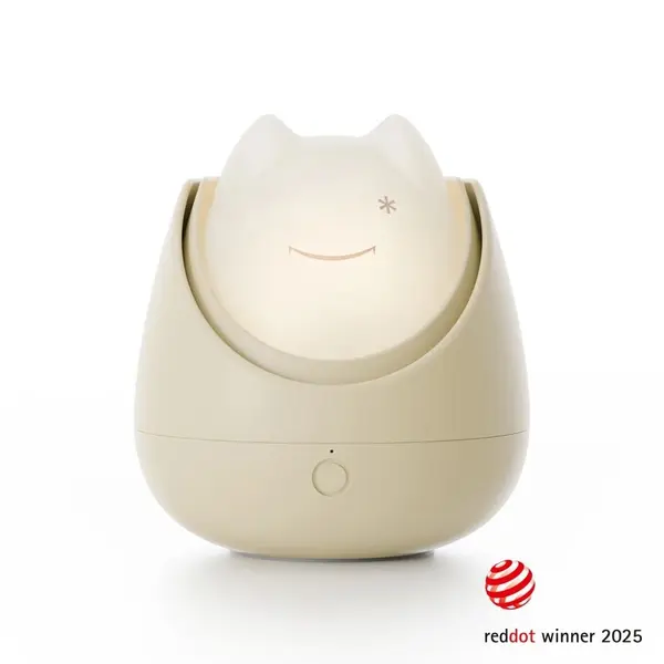 Lampa de veghe Nosiboo Zigg cu lumina rosie si temporizator Beige