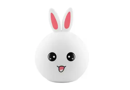 Lampa de veghe pentru copii Tracer Bunny TRAOSW47255, RGB LED, 4 moduri de iluminare (Alb)