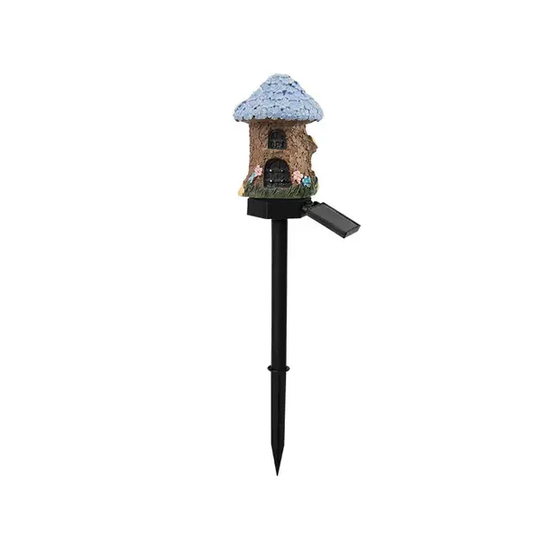 Lampa decorativa de gradina cu încarcare solara, model casuta din povesti