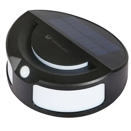 Lampa LED 3000K cu incarcare solara si senzor de miscare 6W 300LM Forever Light RTV100364