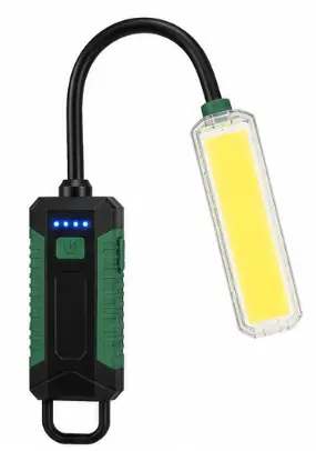Lampa LED de lucru COBA CB W07B Flexibila cu gat reglabil USB magnet dublu COB