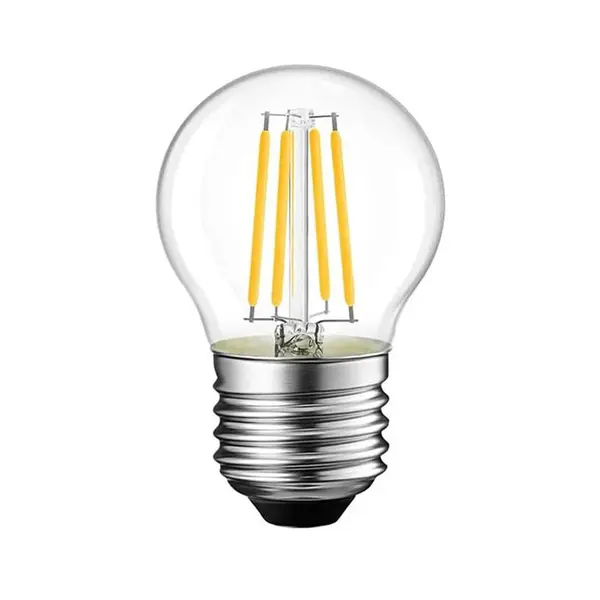 Lampa LED G45 Bec 2700K, Transparent, 5x5x15 cm
