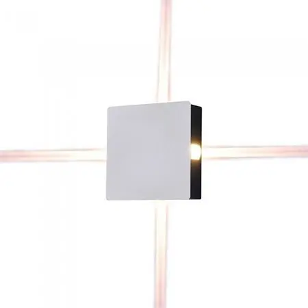 Lampa LED montaj perete 4W 4000K alb neutru IP65 - alb V-TAC SKU-8210