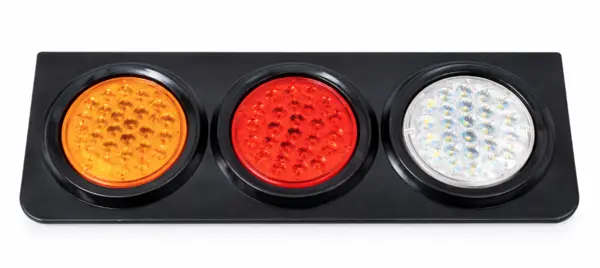 Lampa led pentru remorca camion utilaj 12v/24v dreptunghiulara 3 culori