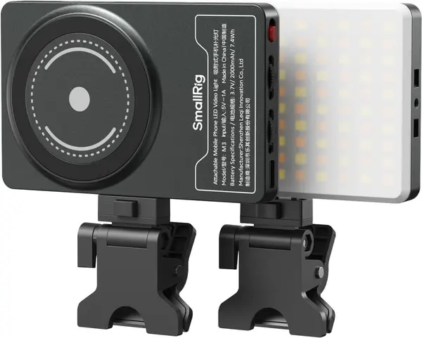 Lampa LED SmallRig M3 5505 Mobile Video Light, Bi-Color, CCT 2700K-6500K, MagSafe, Baterie 2000mAh, Ink Blue