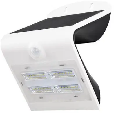 Lampa LED solara 3W 4000K+3000K negru V-TAC SKU-7523
