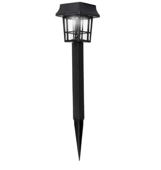 Lampa Led solara, Plastic, Negru, 24 cm