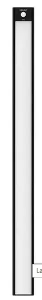 Lampa LED Yeelight YLCG004BK, Senzor miscare pentru dulap A40, 40 cm lungime (Negru)