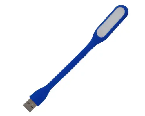 Lampa Light LED Spacer SPL-LED-BL, pentru laptop, flexibila, USB (Albastru)