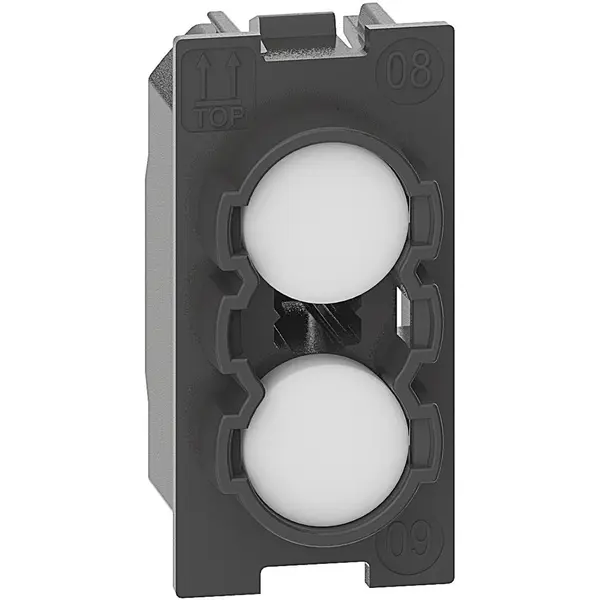 Lampa-martor cu difuzor transparent ( led-uri neincluse ) Bticino Living Now K4371, alb, negru, nisip