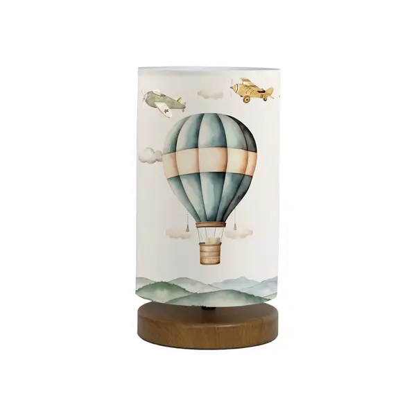 Lampa pentru copii Balon, Pako World, Multicolor, 15x15x30 cm