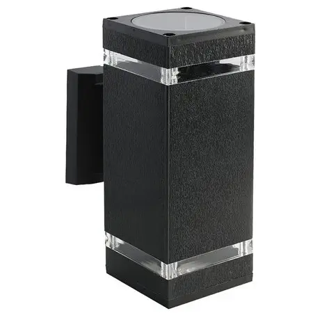 Lampa perete soclu E27 IP44 - negru V-TAC SKU-93574
