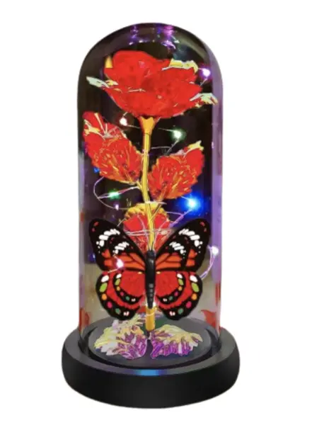Lampa portabila LED RDC172 model Trandafir si Fluture