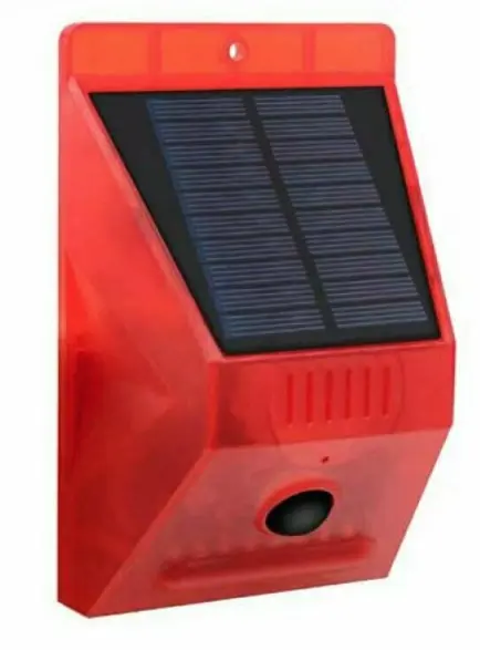 Lampa solara cu alarma pentru protectie si senzor de miscare telecomanda Q L911C