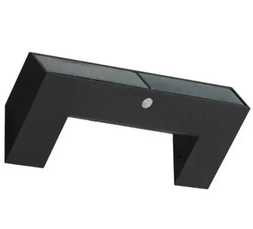Lampa solara cu senzor de miscare FLINK FK-LS-7458, 120 Lumeni, 1 LED, 1.2 W, IP44 (Gri)